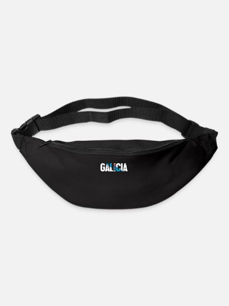galicia flag, galician - Gürteltasche - Schwarz