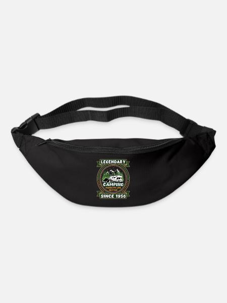 Legendär seit 1956 Camping Geschenk Geburtsjahr - Gürteltasche - Schwarz