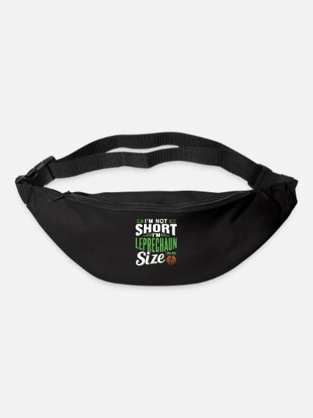 Je ne suis pas petit j’ai la taille de lutin irlandais - Sac banane - noir