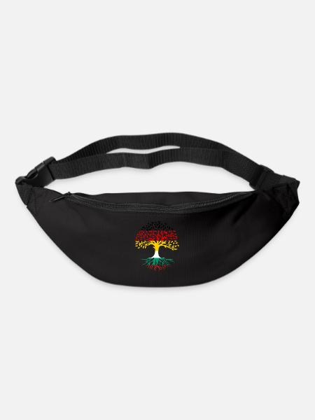 Wurzeln Baum Deutschland Bulgarien - Gürteltasche - Schwarz