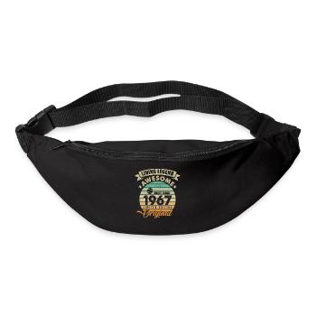 1967 Geburtstag Retro Orginal - Gürteltasche - Schwarz - Vorne