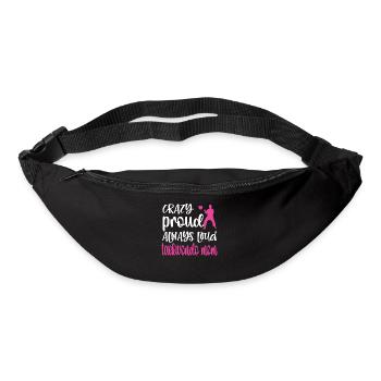 Taekwondo Maman Taekwondo Mère Taekwondo Fighter - Sac banane - noir - Devant