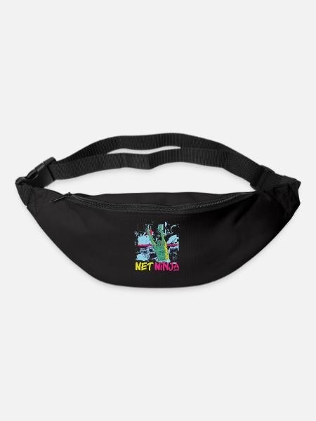 Joueur de volleyball Équipe Ninja 80s - Sac banane - noir