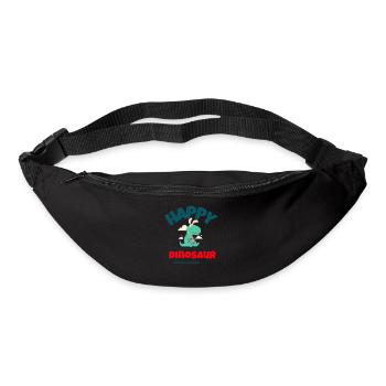Happy Dinosaur - Gürteltasche - Schwarz - Vorne
