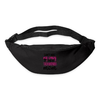 Taekwondo Maman Fière Taekwondo Mère Cadeau - Sac banane - noir - Devant