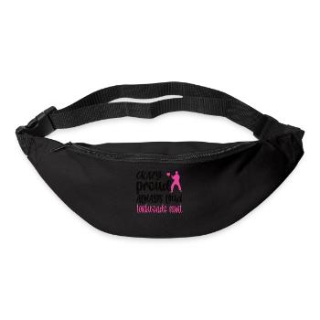 Taekwondo Tante Fière Taekwondo Tante Cadeau - Sac banane - noir - Devant