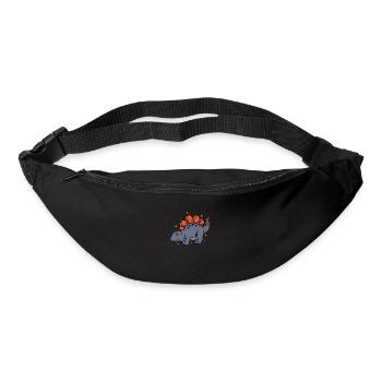 Dinosaurier Stegosaurus Dinosaurier Reptil - Gürteltasche - Schwarz - Vorne