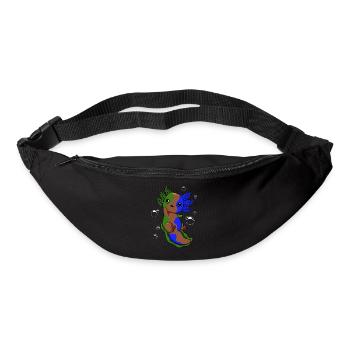 Sapiosexual Flag Axolotl Pile Kawaii - Bum bag - black - Front