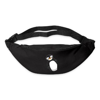 Funny Penguin With Sunglasses Cool Gift - Bum bag - black - Front