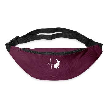 Rabbit Heartbeat - Bum bag - burgundy - Front