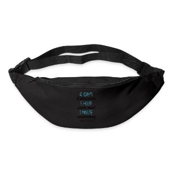 Schwimmmama Mama Eines Schwimmers Schwimm-Mutter - Gürteltasche - Schwarz - Vorne