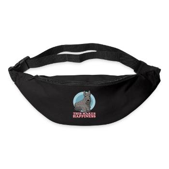 Scottish Terrier Hunde | Hundebesitzer Geschenk - Gürteltasche - Schwarz - Vorne