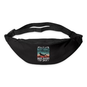 Apnoe Freitaucher Tauchen Freitauchen Geschenk - Gürteltasche - Schwarz - Vorne