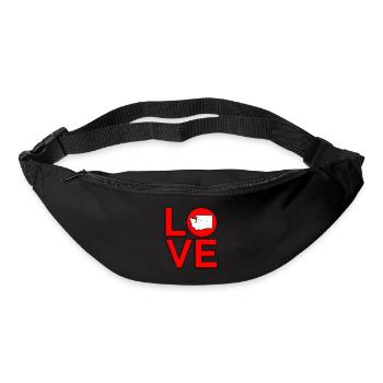 Liebes washington geschenk - Gürteltasche - Schwarz - Vorne