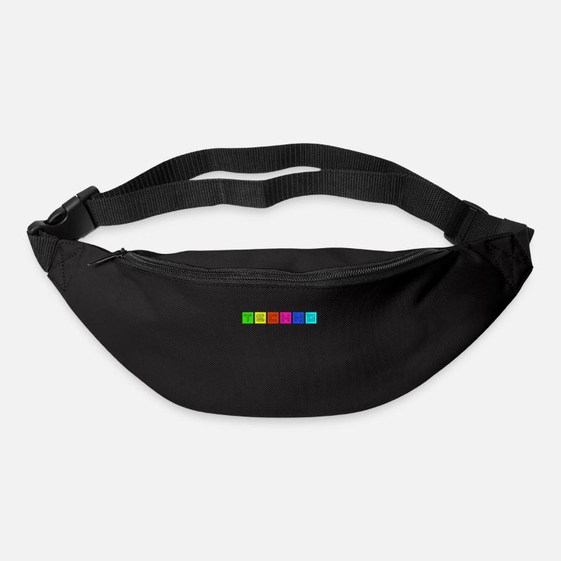 Techno - Sac banane - noir