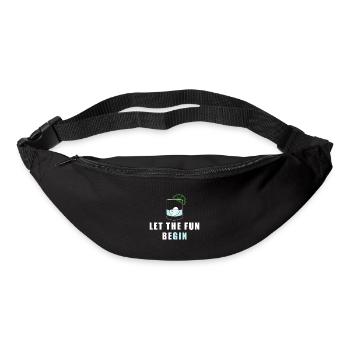Let The Fun Be Gin - Gürteltasche - Schwarz - Vorne
