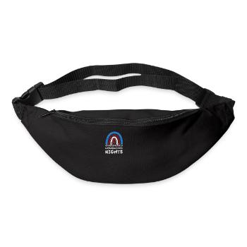 Stars Stripes Reproduktive Rechte Regenbogen 4. Juli - Gürteltasche - Schwarz - Vorne