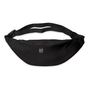 Meine Superkraft tanzt Was ist deine? - Salsa - Gürteltasche - Schwarz - Vorne