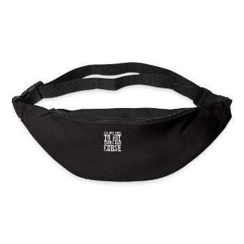 Je suis juste là pour frapper les arbres et maudire 2 - Sac banane - noir - Devant