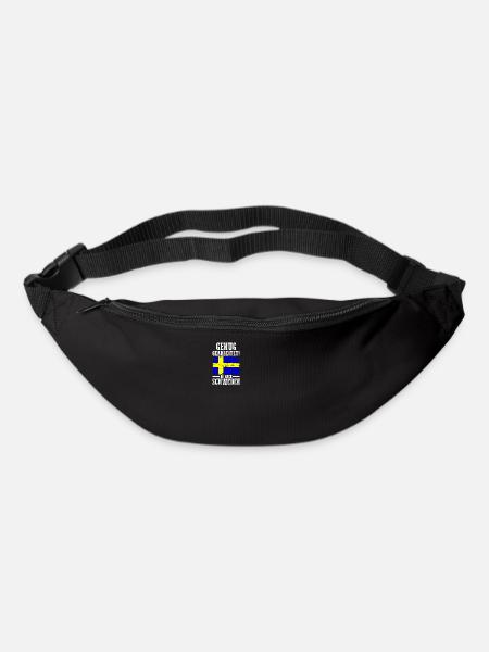 Skandinavien Urlaub Schwede Schweden - Gürteltasche - Schwarz