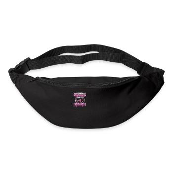 Ich turne im Rhönrad Rhönradturnerin Röhnrad - Gürteltasche - Schwarz - Vorne