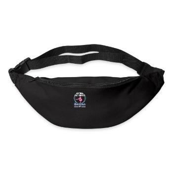 Ich mag halt einfach Rhönräder ok Turnen Rhönrad - Gürteltasche - Schwarz - Vorne