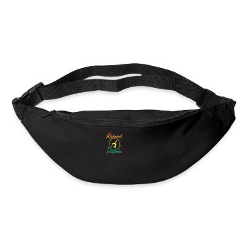 Rhönrad Flüsterin Rhönradturnerin Röhnrad Turnen - Gürteltasche - Schwarz - Vorne