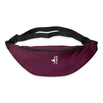 Tae Kwon Do Symbol Training Taekwondo Korean - Bum bag - burgundy - Front
