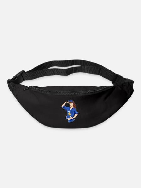 Fille kosovare incassable I Patrimoine kosovar I - Sac banane - noir