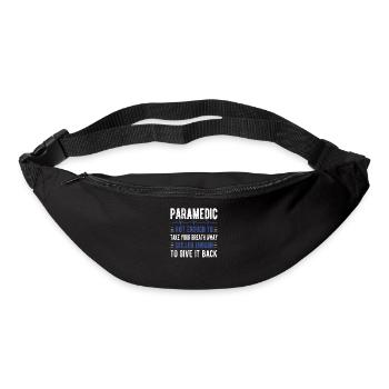 Notfallsanitäter Paramedic Rettungskraft Sanitäter - Bum bag - black - Front