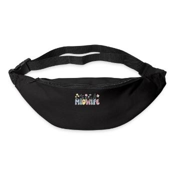 Midwife gift Obstetrician Midwife - Bum bag - black - Front