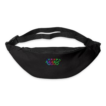 Alien Galaxy Ufo Vaisseau spatial extraterrestre - Sac banane - noir - Devant