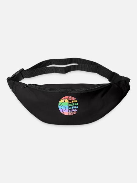 Boys Who Kiss Boys Girls Who Kiss Girls - Bum bag - black