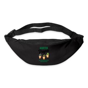 Garten Papa Lustiger Spruch Geschenk Herren - Gürteltasche - Schwarz - Vorne