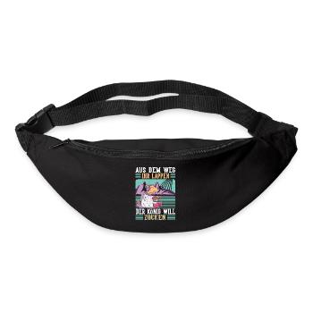 Aus Dem Weg Ihr Lappen der König Will Zocken Gamer - Gürteltasche - Schwarz - Vorne