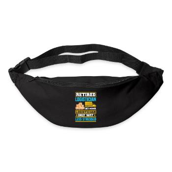 Logistics Logistician Retired Logistician - Bum bag - black - Front