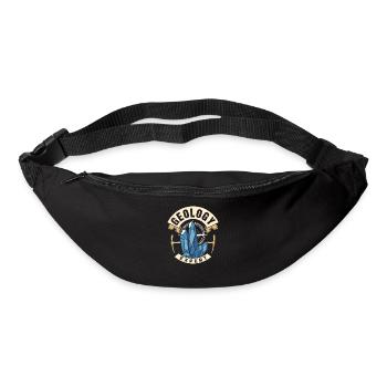 Expert en géologie Géologie Étudiant Géologue Profession - Sac banane - noir - Devant