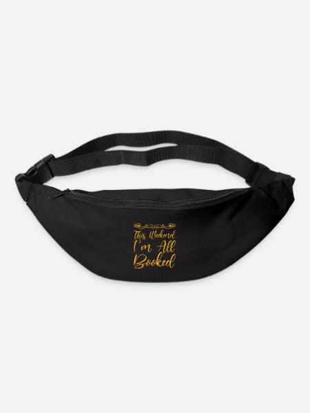 This Weekend, I'm All Booked 4 - Bum bag - black
