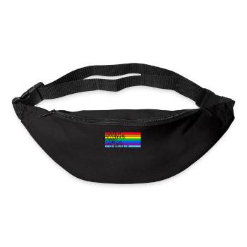 La science LGBTQ est la vraie question de la vie des Noirs - Sac banane - noir - Devant
