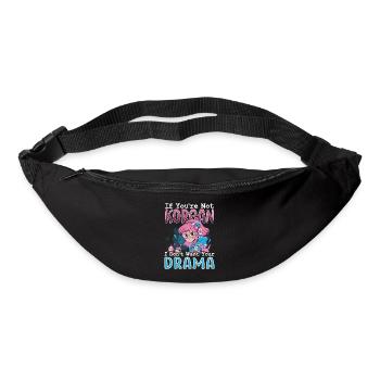 Korean Pop Design for a K-Pop Fashion Fan - Bum bag - black - Front
