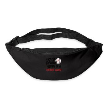 Memaw Grand-mère du joueur de baseball Baseball Memaw - Sac banane - noir - Devant