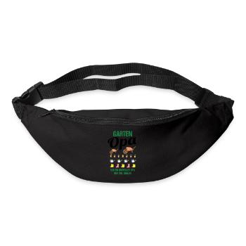 Garten Opa Lustiger Spruch Geschenk Herren - Gürteltasche - Schwarz - Vorne