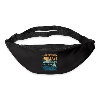 Prévisions du week-end Wakeboard Wakeboard - Sac banane - noir - Devant