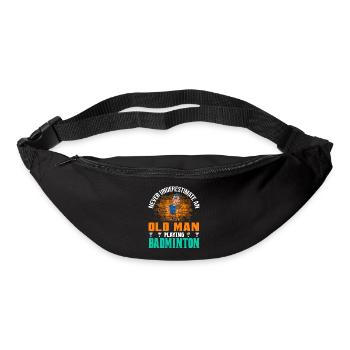 Cool Badminton Dad Badminton Spieler Vater - Gürteltasche - Schwarz - Vorne