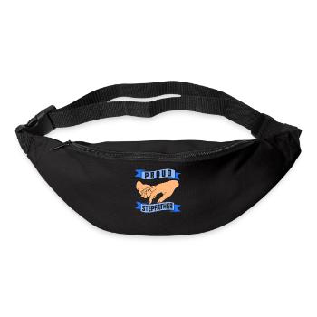 Stolzer Stiefvater Stepdad Stiefpapa Vatertag - Gürteltasche - Schwarz - Vorne