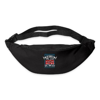 I'm Just A Girl Who Loves MotorBikes Yes We Exist - Bum bag - black - Front