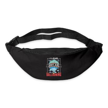 I love hot air ballooning flight hot air balloon - Bum bag - black - Front