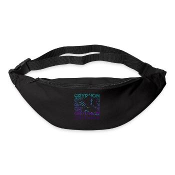 Griffon Mythologie grecque Grec ancien - Sac banane - noir - Devant
