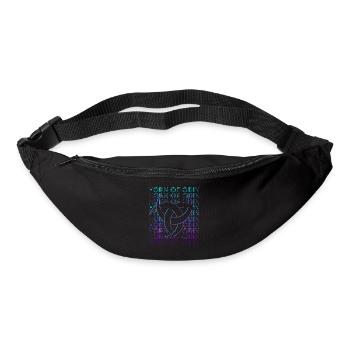 Keltischer Knoten Horn von Odin Wikinger Retro - Gürteltasche - Schwarz - Vorne