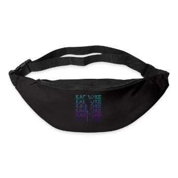 Karaoké Chanteur Rétro - Sac banane - noir - Devant